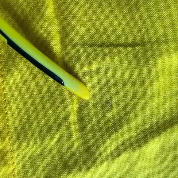 Retro Yellow Colorful Stripes Dinner Cloth Napkins Set of  8 Southwestern 20.5" - Picture 5 of 7